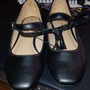 Time and Tru Black Mary Jane Shoes